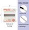 Griffin Silk Bead Cord Perlseide – Size 1 (0.35mm) – 2 Meters per Card – Stainless Steel Needle Attached – for Knotting Pearls, Gemstones, Crystals and Beads